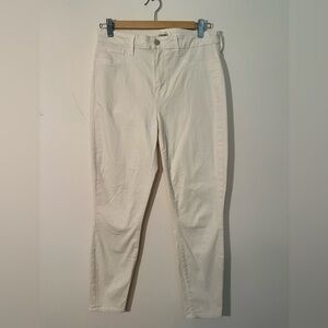 L’Agence Margot Vintage White High Rise Skinny Jean Size 30